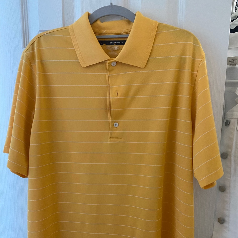 Tennessee Orange Greg Norman PlayDry short sleeve Golf Shirt.
